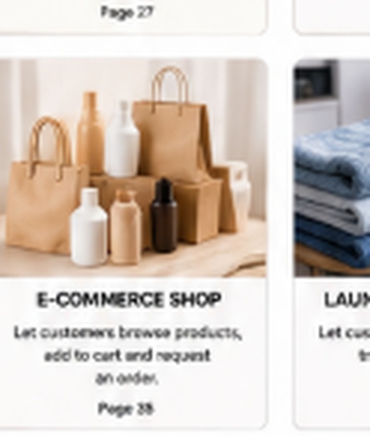 E-commerce web app sample
