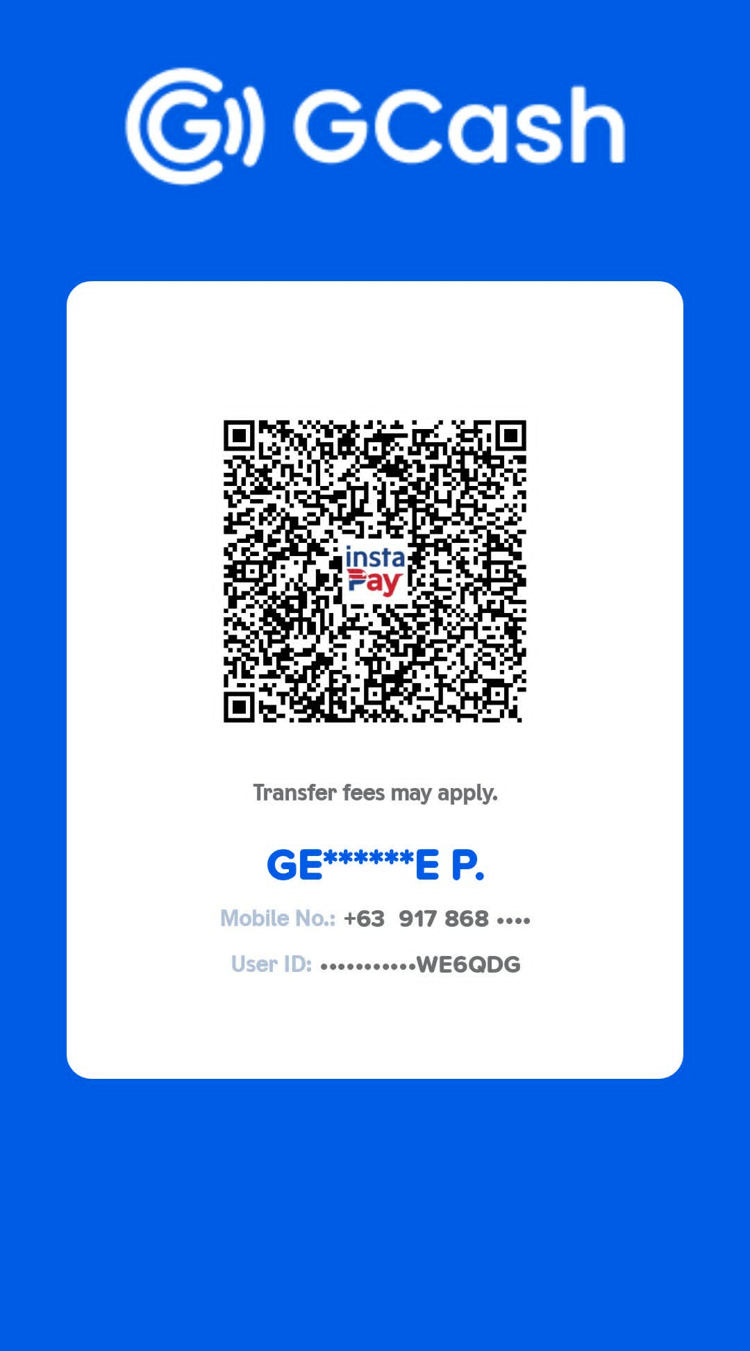 GCash QR code